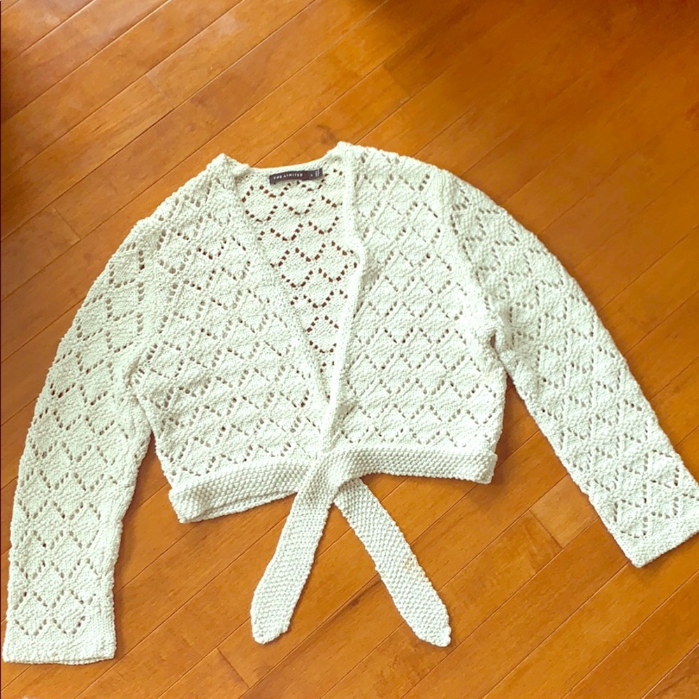Crochet long sleeve knit